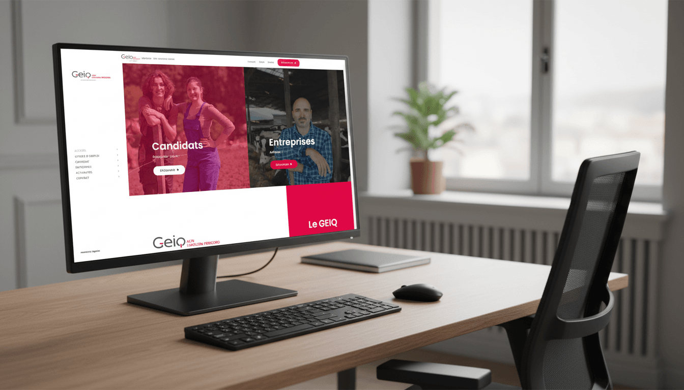 Site institutionnel GEIQ Agri Limousin Périgord - Offres emploi secteur agricole par Kaleidos