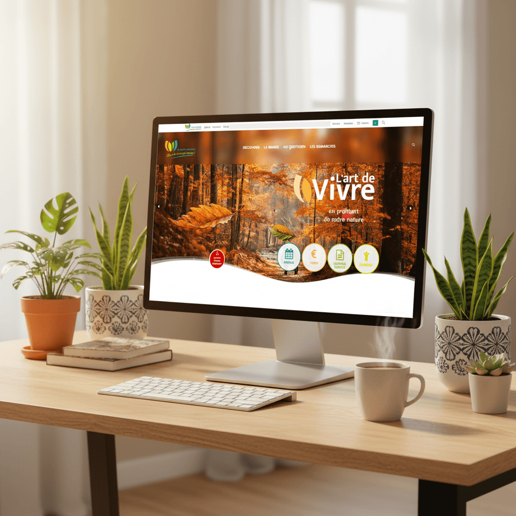 Aperçu du site internet rénové de la commune de Val d'Oire et Gartempe, une réalisation de Kaleidos pour une collectivité locale en Haute-Vienne.