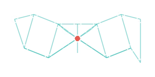 Sch&eacute;ma de la constellation de comp&eacute;tences Kaleidos : r&eacute;seau de partenaires web &agrave; Limoges