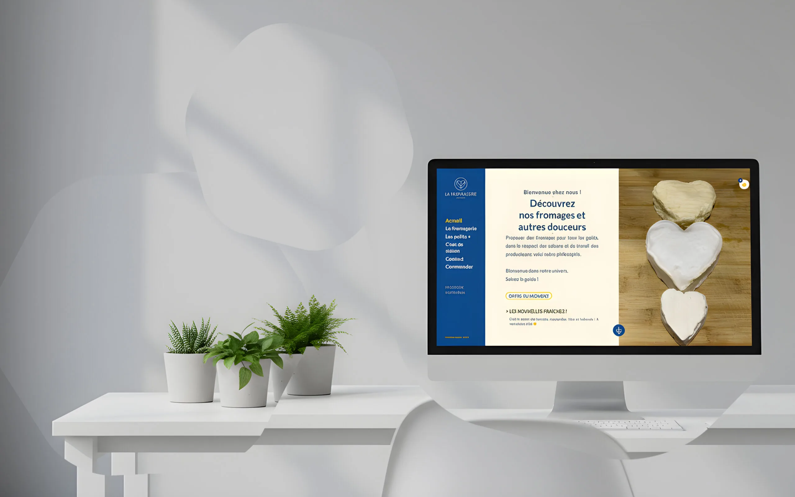 Création de sites e-commerce à Limoges — header illustrant une boutique en ligne par Kaleidos