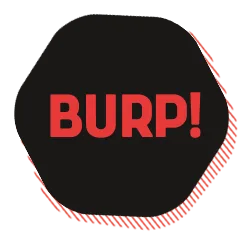 Logo BURP Studio - Design culinaire branding restaurants partenaire Kaleidos Nouvelle-Aquitaine