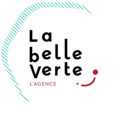 Logo Agence La Belle Verte - Communication digitale r&eacute;seaux sociaux partenaire Kaleidos Haute-Vienne